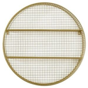 Pillowfort Gold Wire Wall Shelf